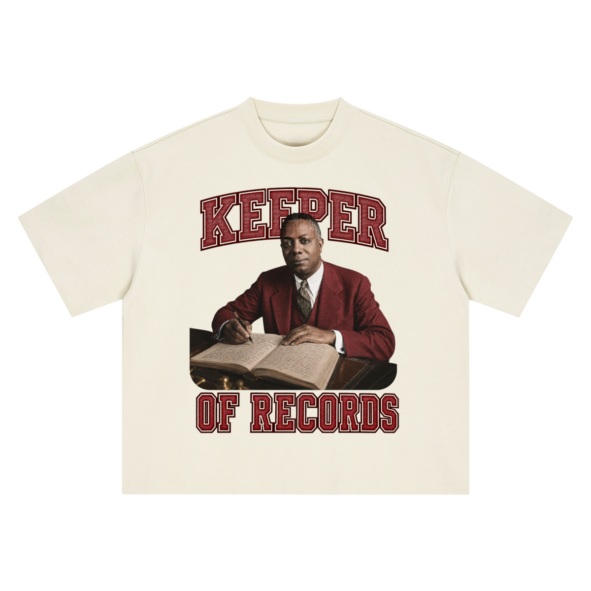 KEEPER OF RECORDS (Boxy Oversized T-Shirt)
