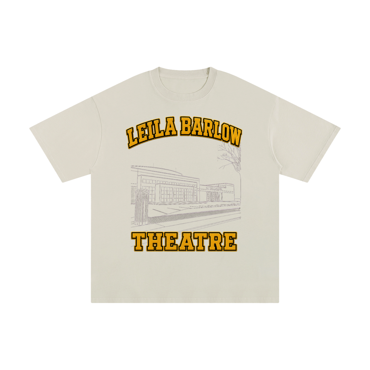 LEILA BARLOW THEATRE (Unisex Pure Cotton T-Shirt)