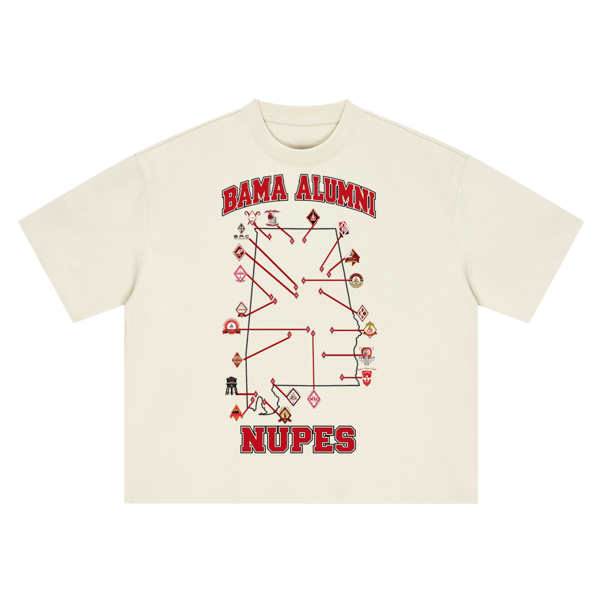 BAMA ALUMNI N (Boxy Oversized T-Shirt)