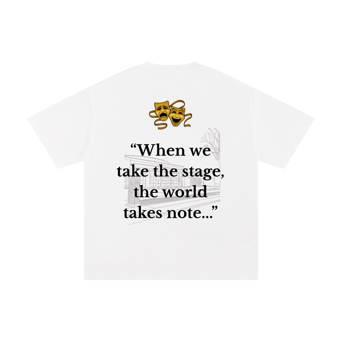 LEILA BARLOW THEATRE (Unisex Pure Cotton T-Shirt)