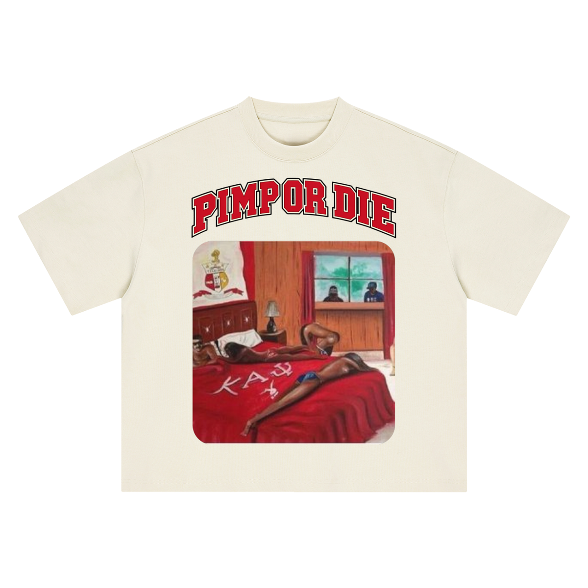 PIMP OR DIE (Boxy Oversized T-Shirt)