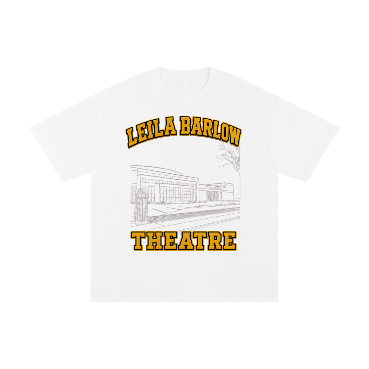 LEILA BARLOW THEATRE (Unisex Pure Cotton T-Shirt)